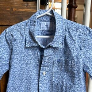 Boys Southern Tide turtle button down